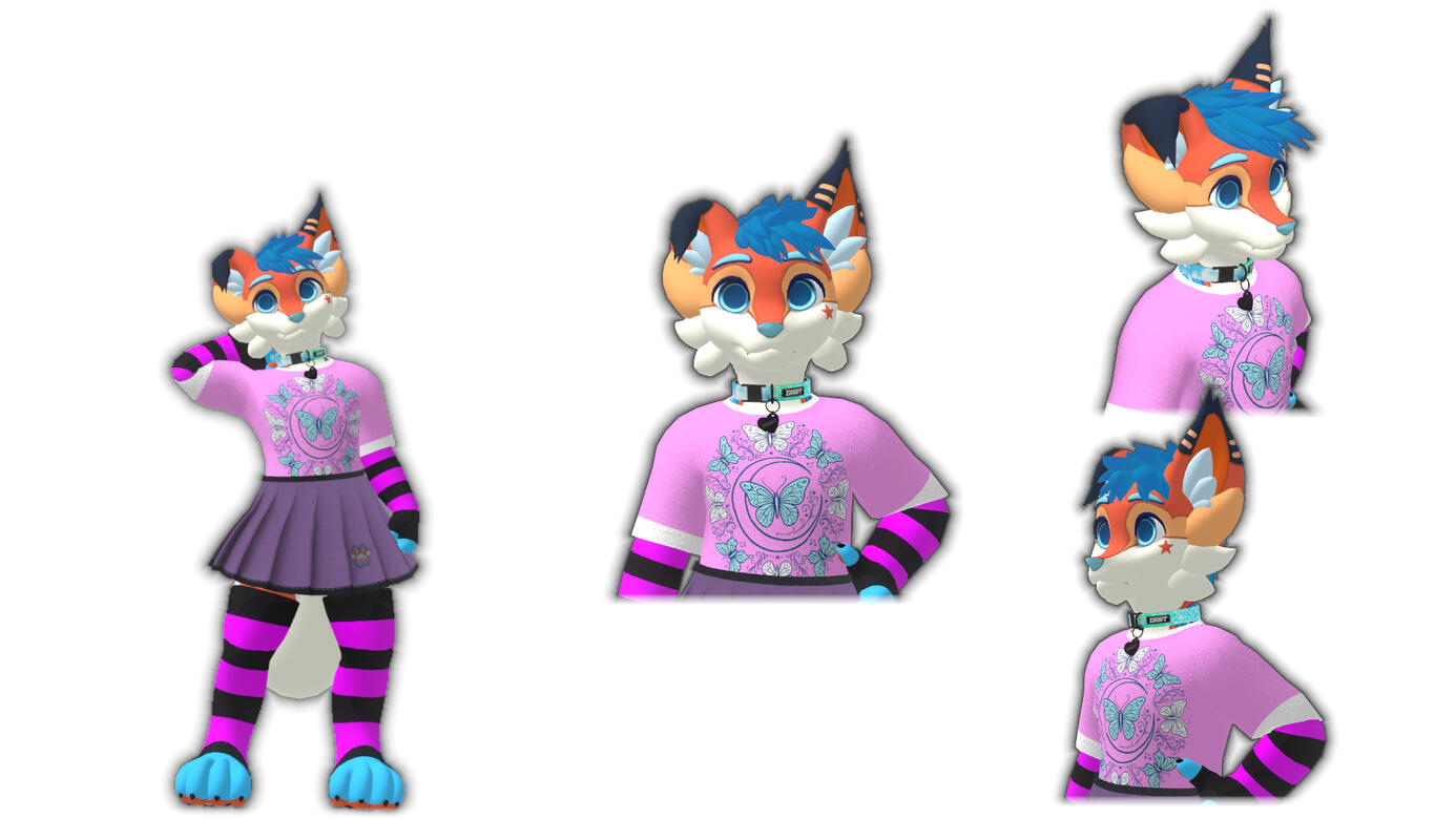 Mini Canine with skirt and custom shirt