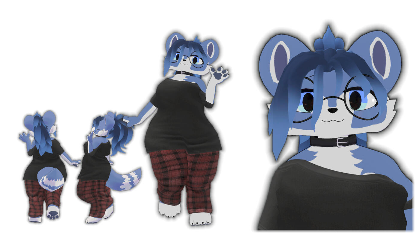 Ferret with custom fit comfy clothes